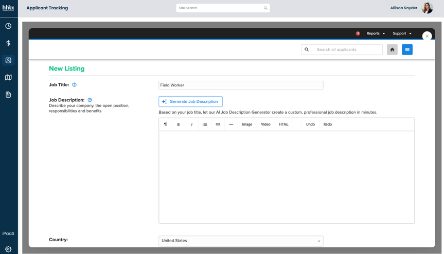 Applicant Tracking 4 Applicant Tracking 4