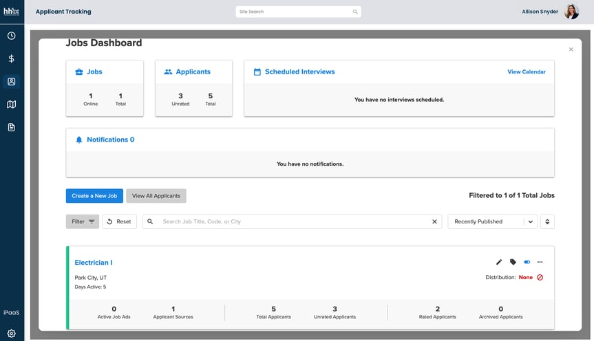 Applicant Tracking Applicant Tracking