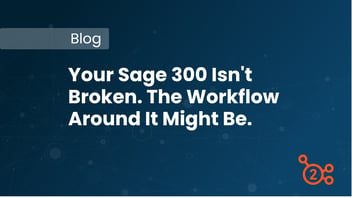 Article title - Your sage 300 isn't broken 