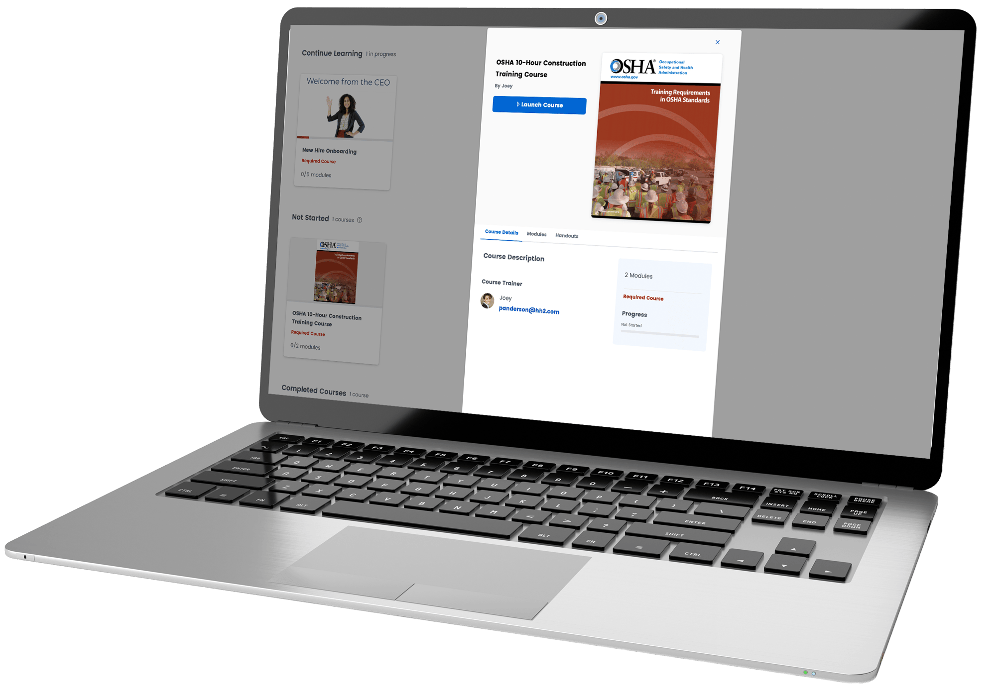 Easily build and assign courses