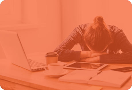 stressed worker