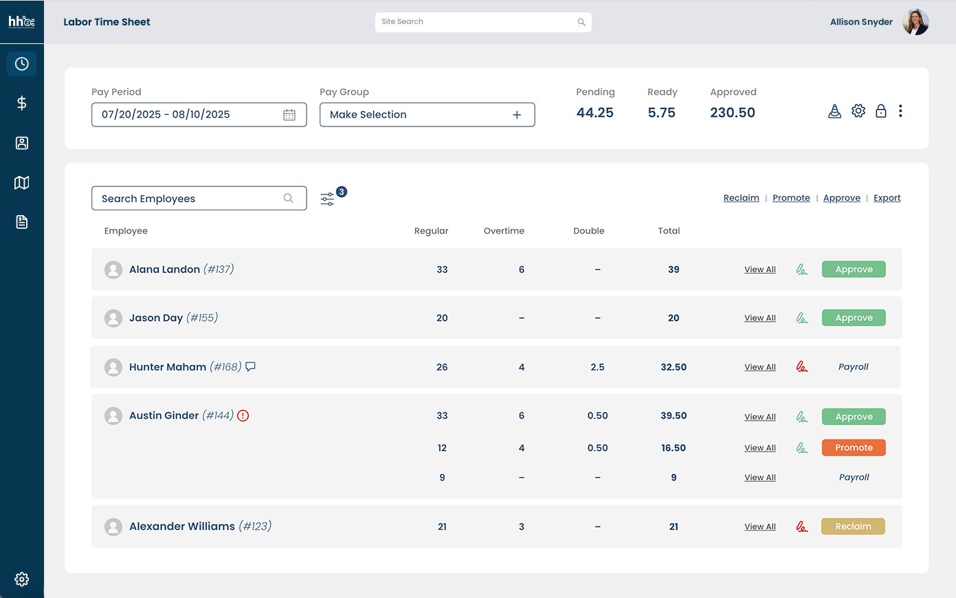 See where time sits regarding approval See where time sits regarding approval