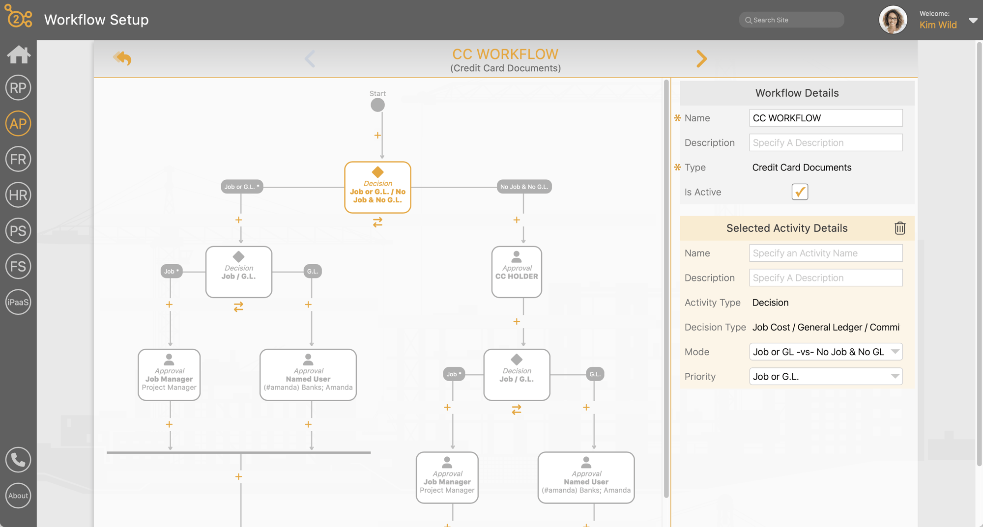 DF Web Complex Workflow