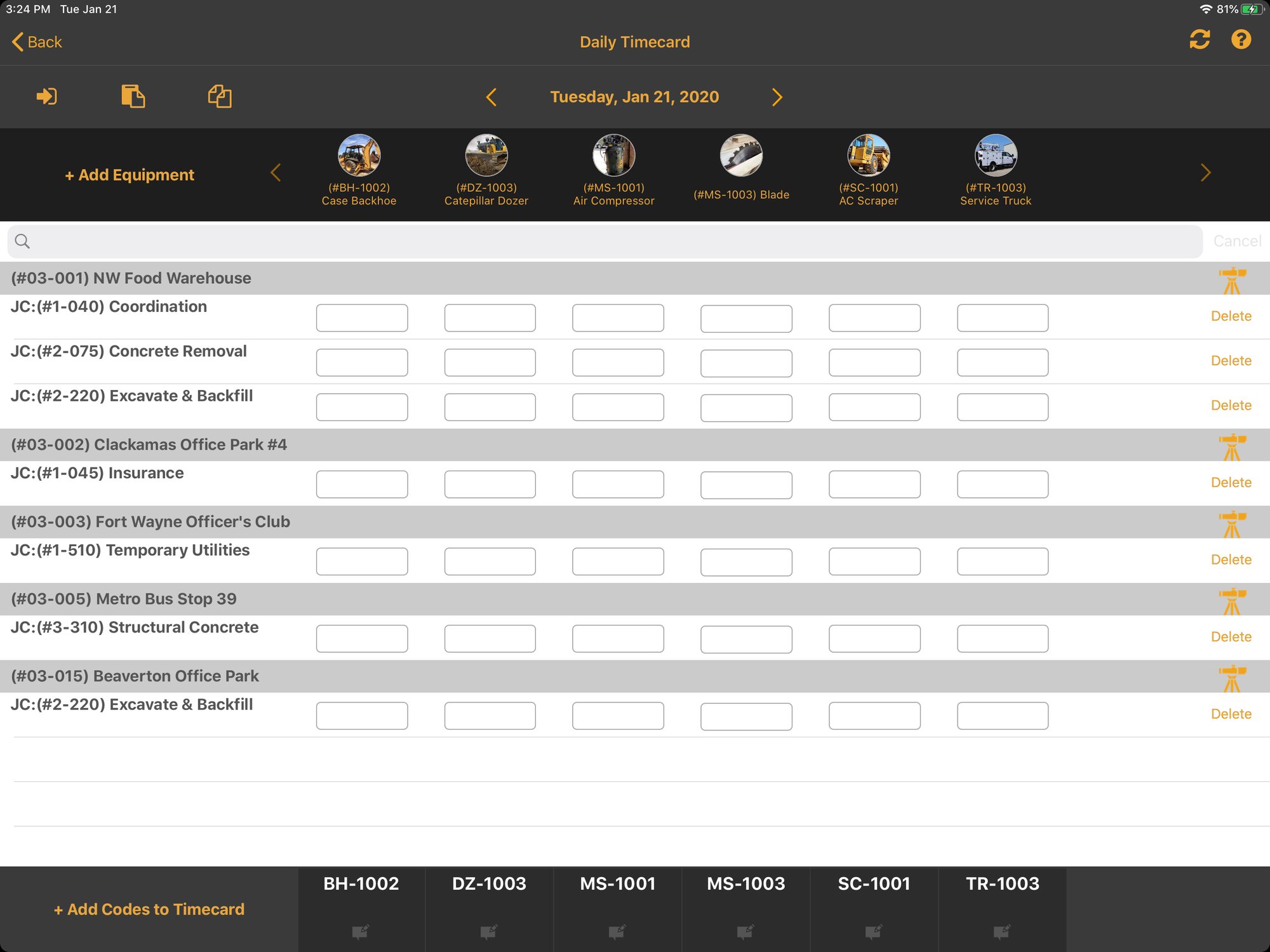 RP Tablet Equipment