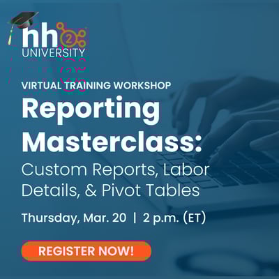 hh2 University - Reporting Masterclass Custom Reports, Time Sheets, Labor Details, & Pivot Tables hh2 University - Reporting Masterclass Custom Reports, Time Sheets, Labor Details, & Pivot Tables
