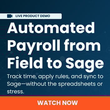Automated Payroll from Field to Sage
