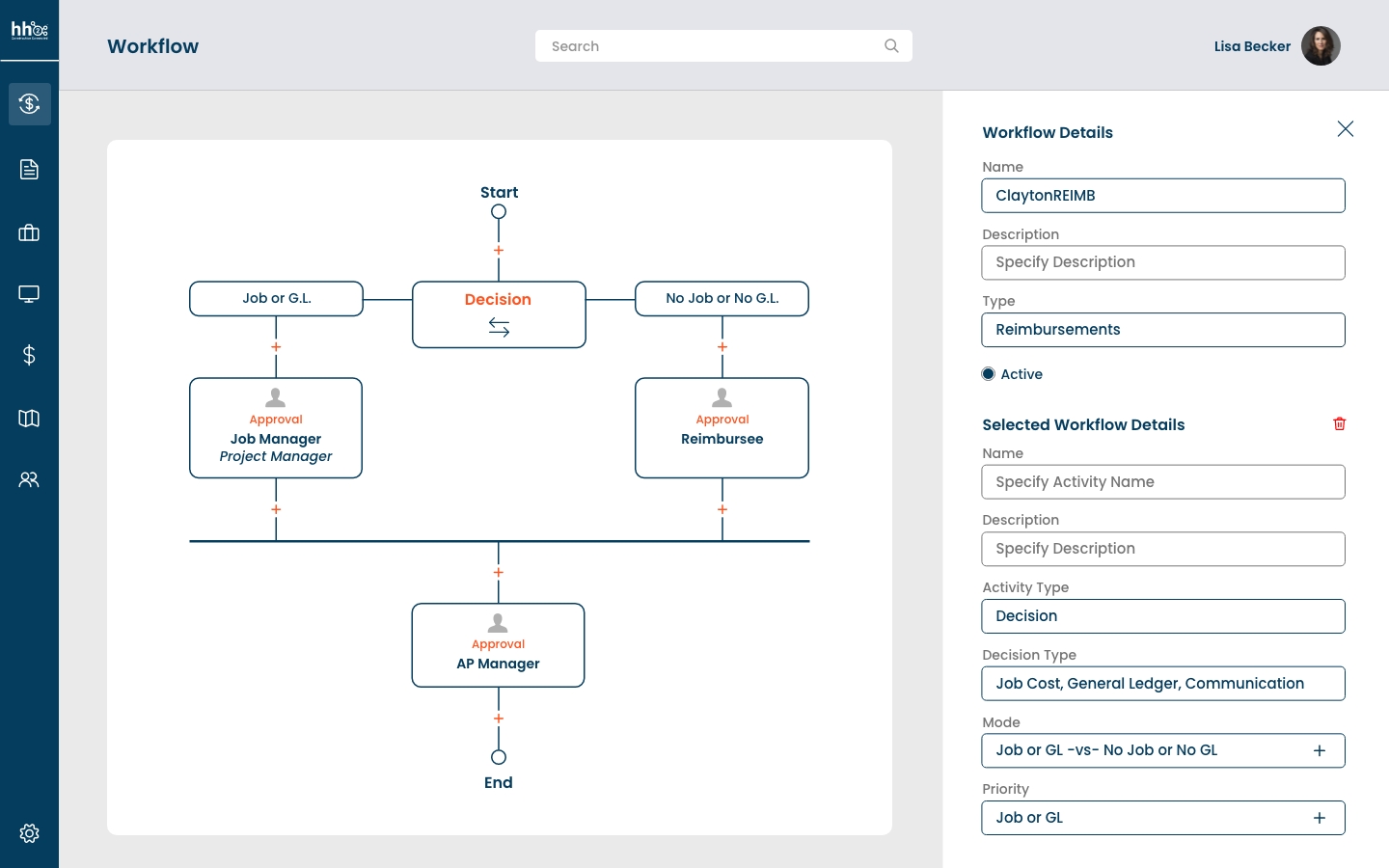 hh2 AP approval workflow chart illustrating automated routing from field submission to back-office accounting for construction contractors hh2 AP approval workflow chart illustrating automated routing from field submission to back-office accounting for construction contractors